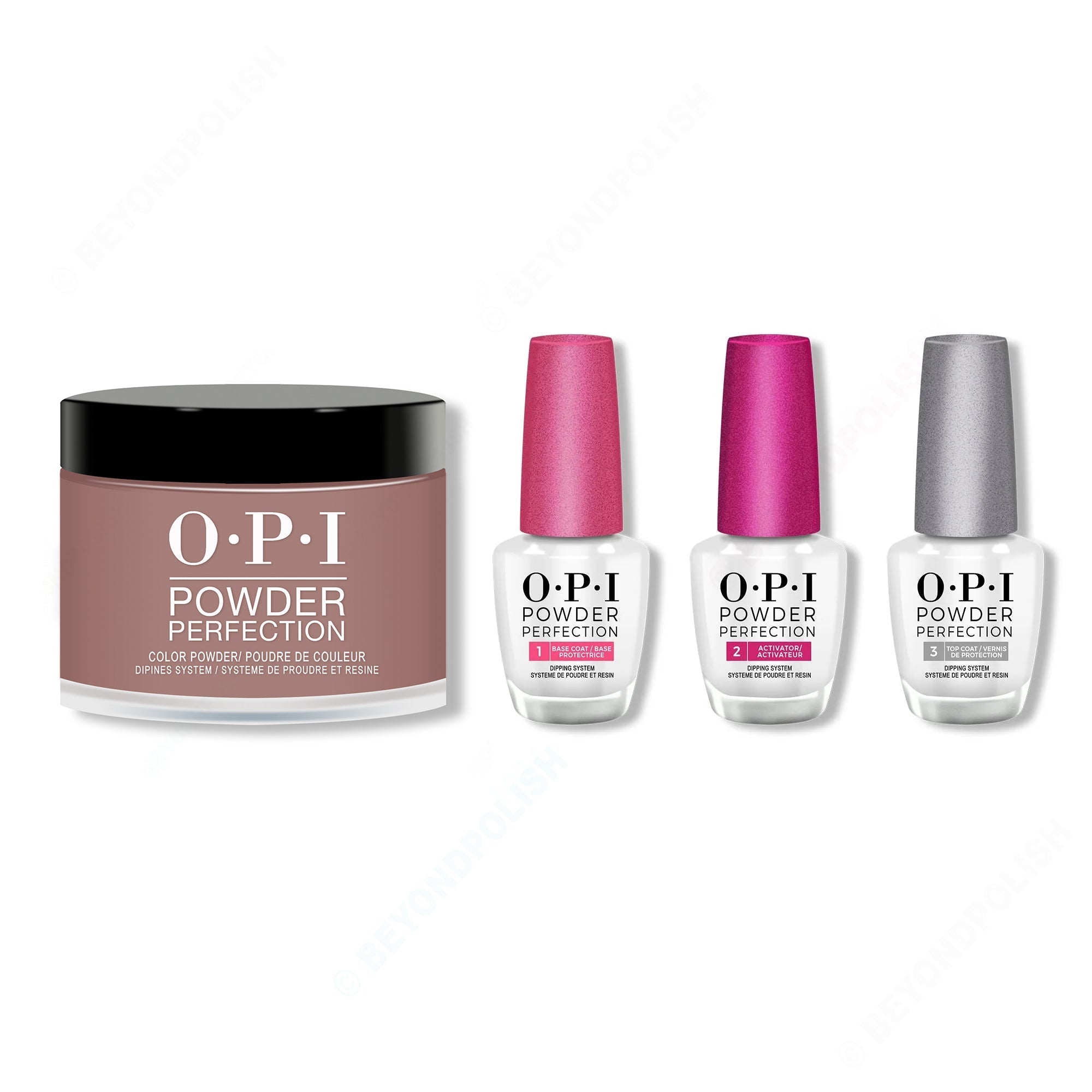 OPI - Dip Powder Combo - Liquid Set & Bonfire Serenade - Salon Quality