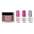OPI - Dip Powder Combo - Liquid Set & Chick Flick Cherry - Salon Quality