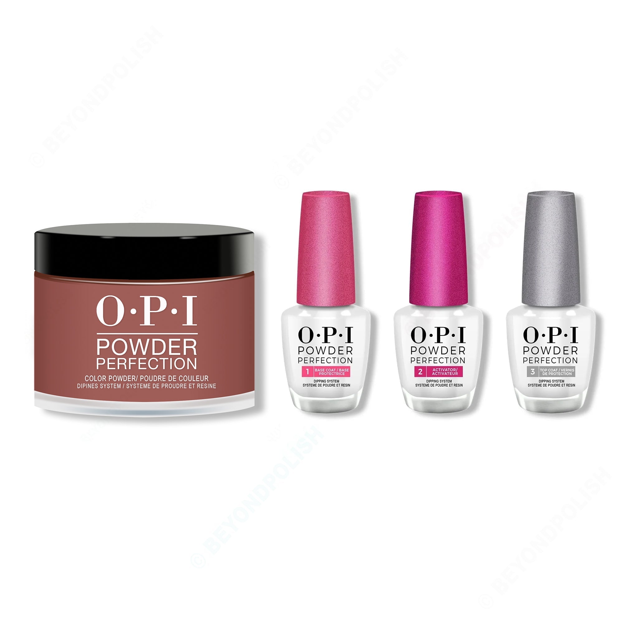OPI - Dip Powder Combo - Liquid Set & Espresso Your Inner Self - Salon Quality