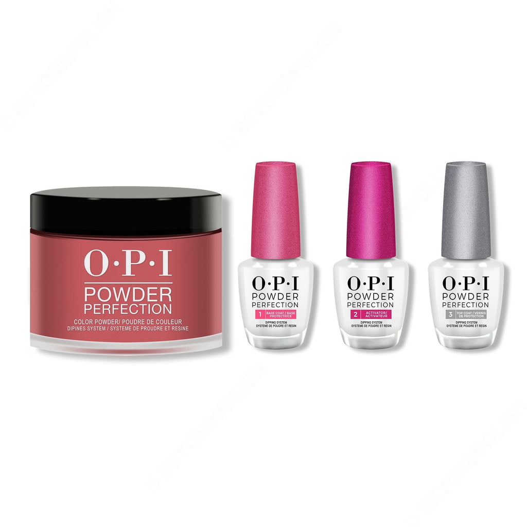 OPI - Dip Powder Combo - Liquid Set & Got The Blues For Red - Salon Quality