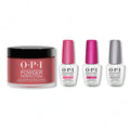 OPI - Dip Powder Combo - Liquid Set & Got The Blues For Red - Salon Quality