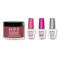 OPI - Dip Powder Combo - Liquid Set & Malaga Wine - Salon Quality