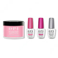 OPI - Dip Powder Combo - Liquid Set & Strawberry Margarita - Salon Quality