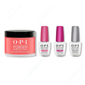OPI - Dip Powder Combo - Liquid Set & Totally Red-ical - Salon Quality