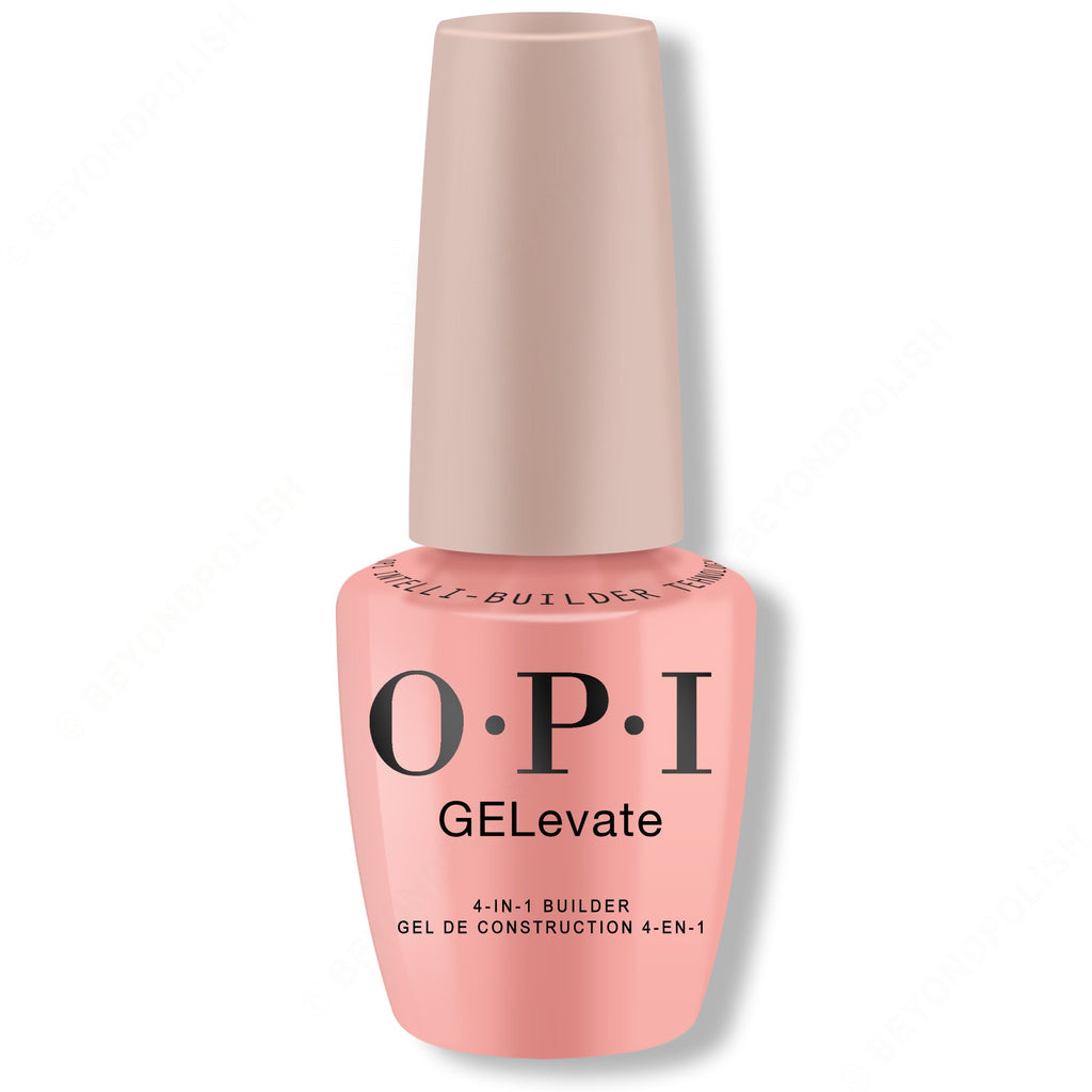 OPI - GELevate 4-In-1 Builder Gel - Pink Over-slay - Salon Quality