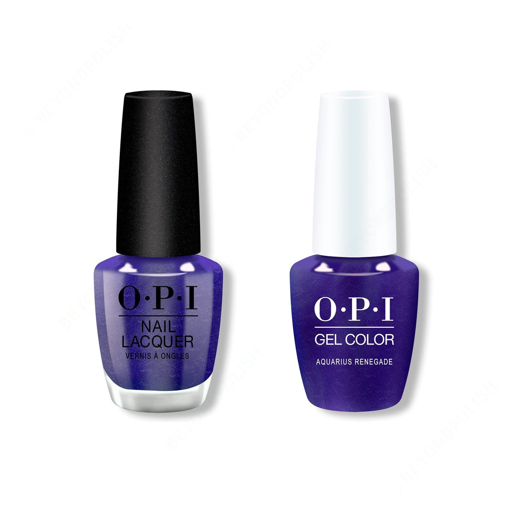 OPI - Gel & Lacquer Combo - Aquarius Renegade - Salon Quality