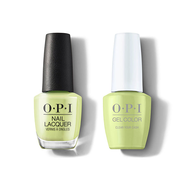 OPI - Gel & Lacquer Combo - Clear Your Cash - Salon Quality
