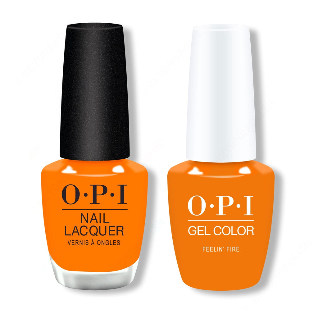 OPI - Gel & Lacquer Combo - Feelin' Fire - Salon Quality