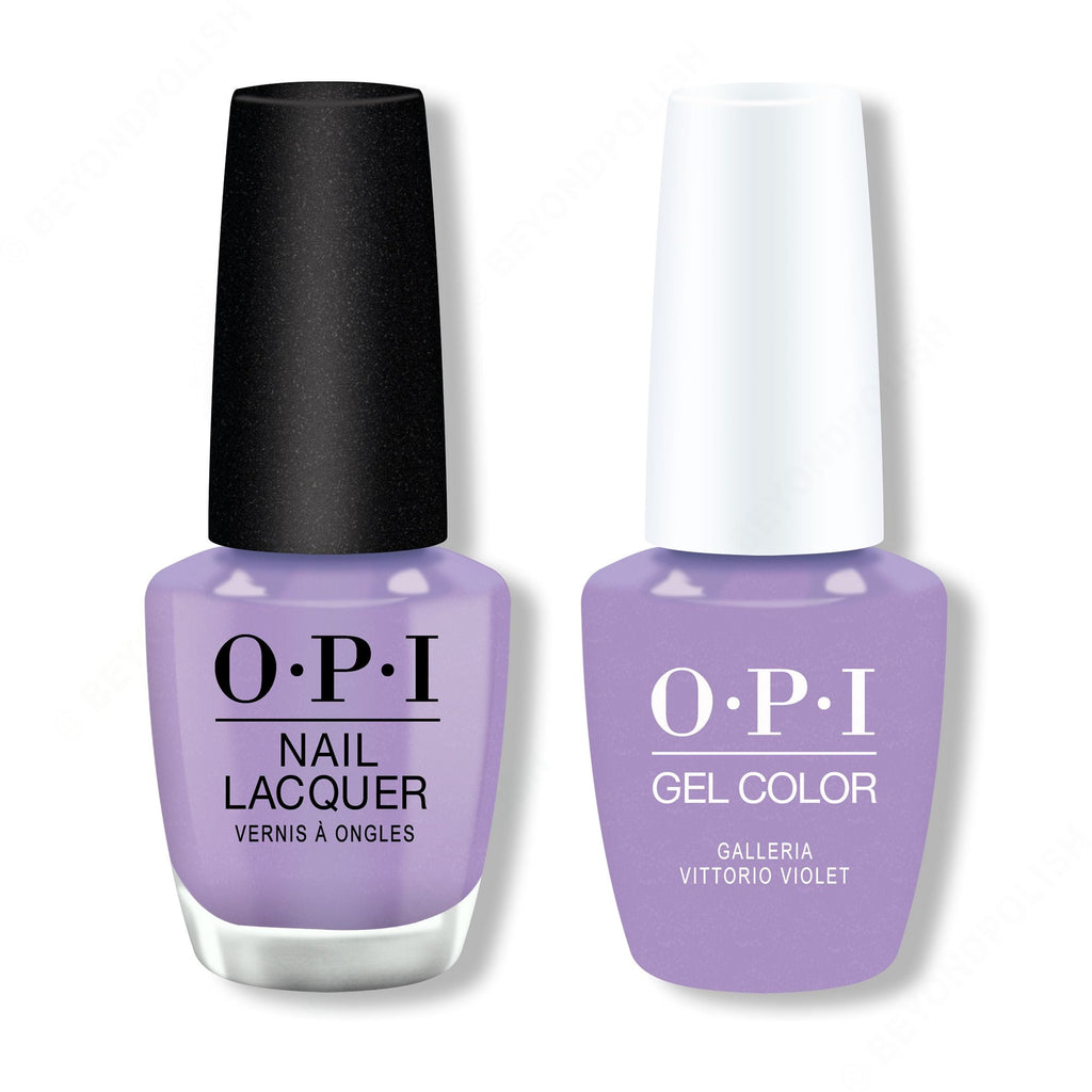 OPI - Gel & Lacquer Combo - Galleria Vittorio Violet - Salon Quality