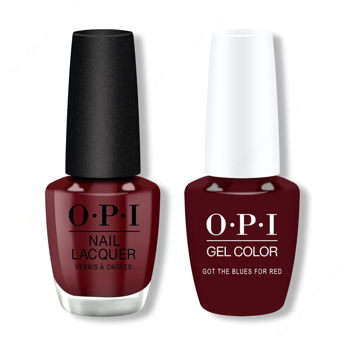OPI - Gel & Lacquer Combo - Got The Blues For Red - Salon Quality