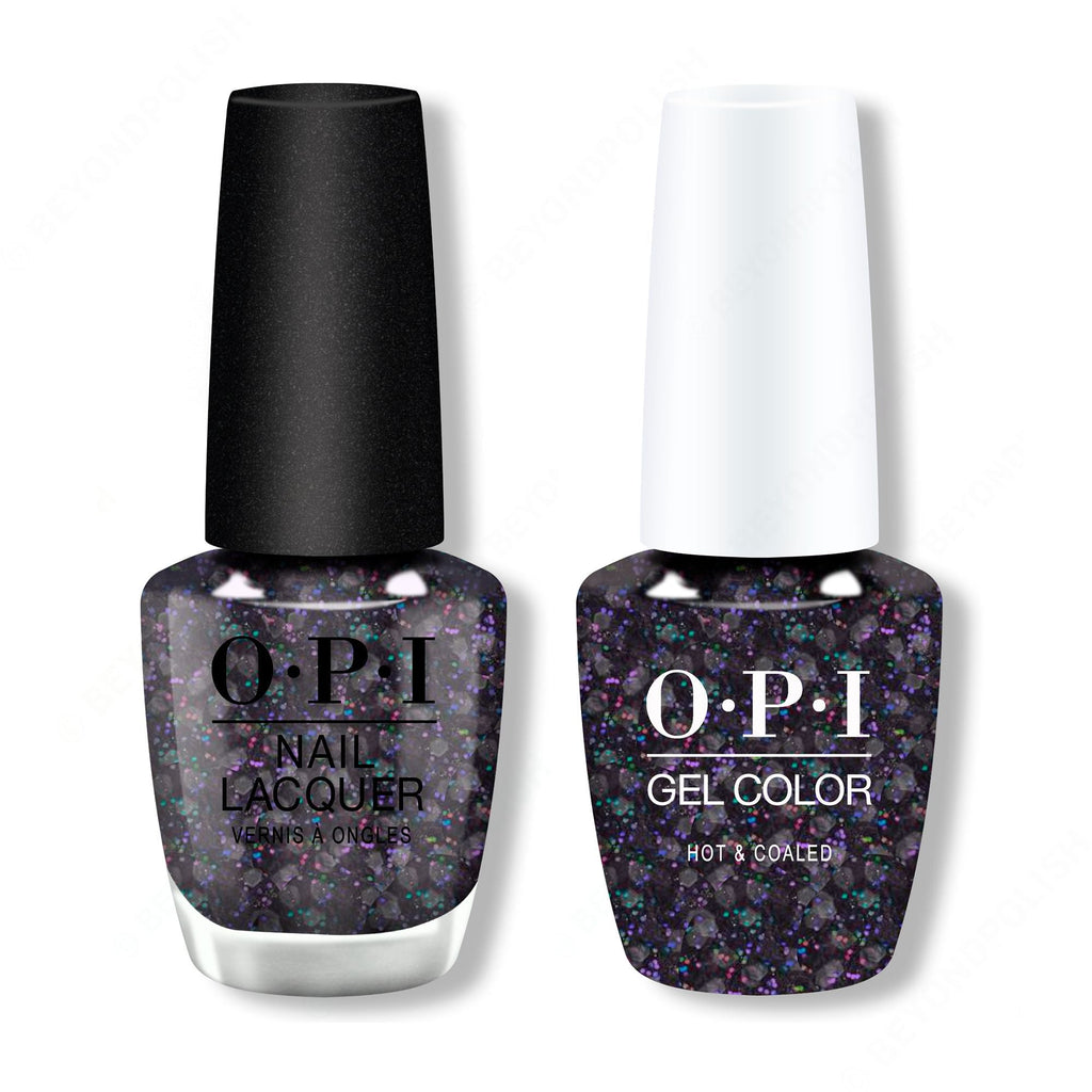 OPI - Gel & Lacquer Combo - Hot & Coaled - Salon Quality