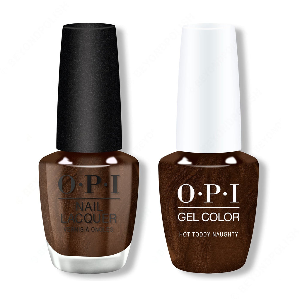 OPI - Gel & Lacquer Combo - Hot Toddy Naughty - Salon Quality