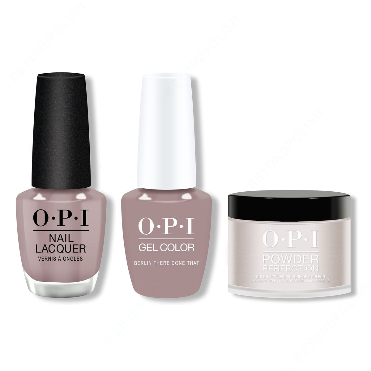 OPI - Gel, Lacquer & Dip Combo - Berlin There Done That - Salon Quality