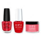 OPI - Gel, Lacquer & Dip Combo - Big Apple Red - Salon Quality