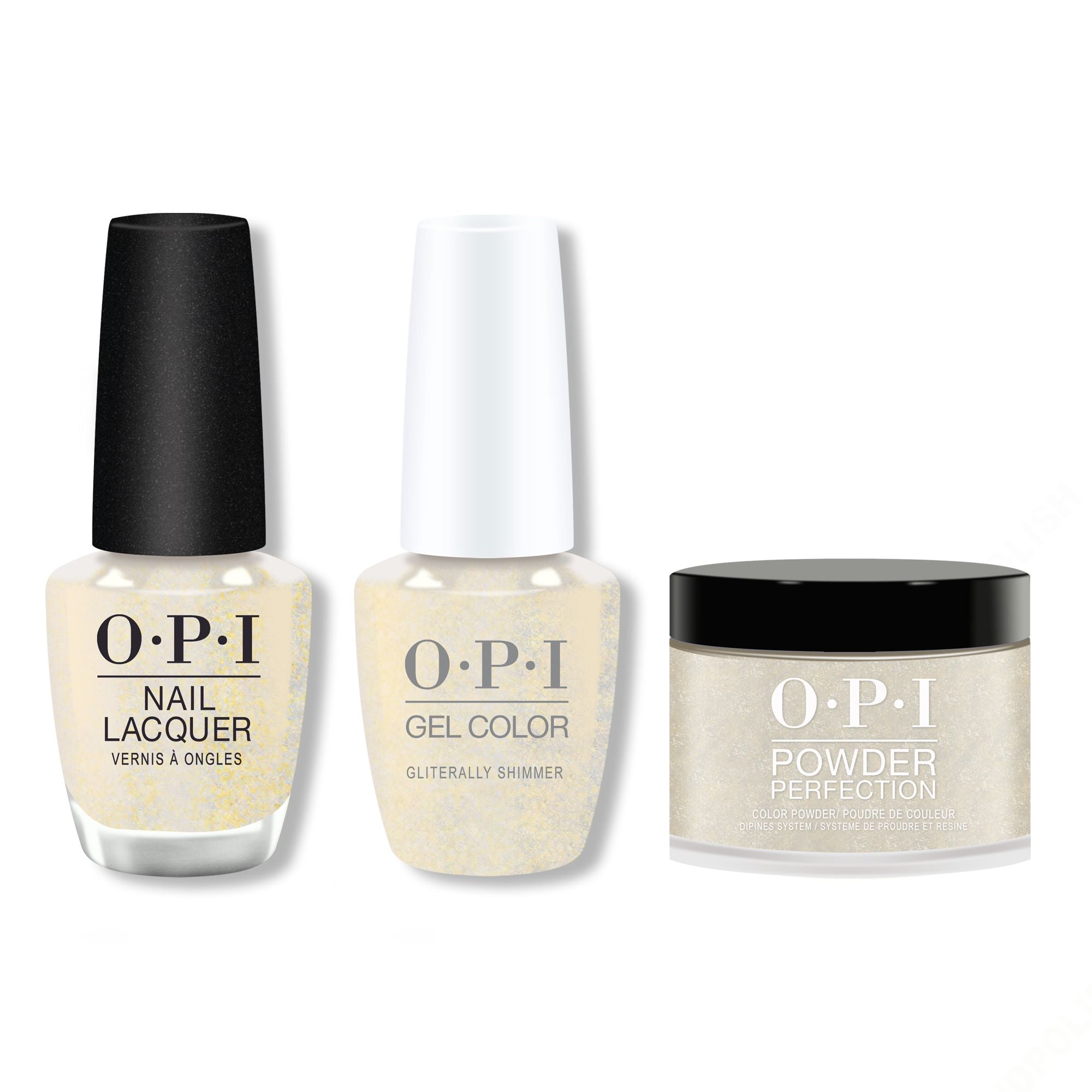 OPI - Gel, Lacquer & Dip Combo - Gliterally Shimmer - Salon Quality