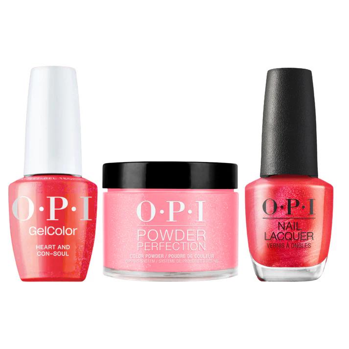 OPI - Gel, Lacquer & Dip Combo - Heart and Con-Soul - Salon Quality