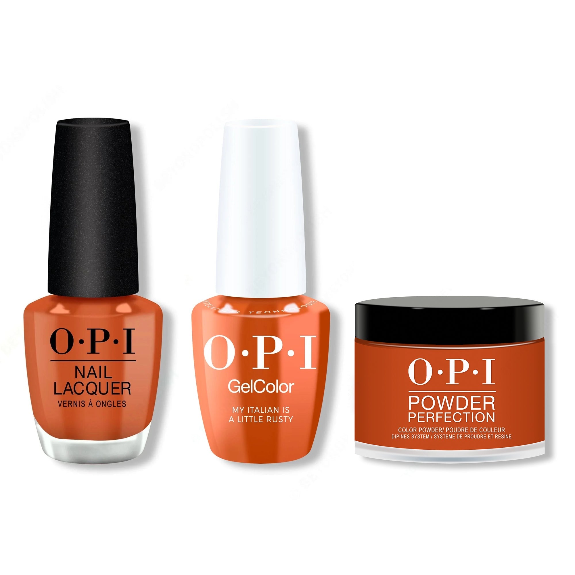 OPI - Gel, Lacquer & Dip Combo - My Italian is a Little Rusty - Salon Quality