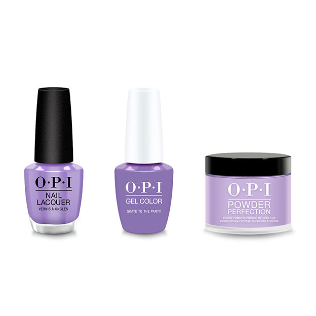 OPI - Gel, Lacquer & Dip Combo - Skate to the Party - Salon Quality