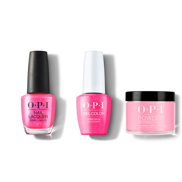 OPI - Gel, Lacquer & Dip Combo - Spring Break The Internet - Salon Quality