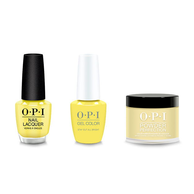 OPI - Gel, Lacquer & Dip Combo - Stay Out All Bright - Salon Quality