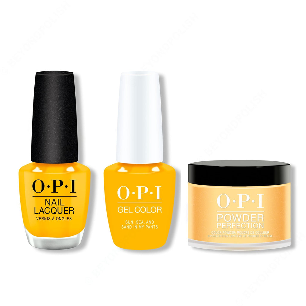 OPI - Gel, Lacquer & Dip Combo - Sun, Sea, and Sand in my Pants - Salon Quality