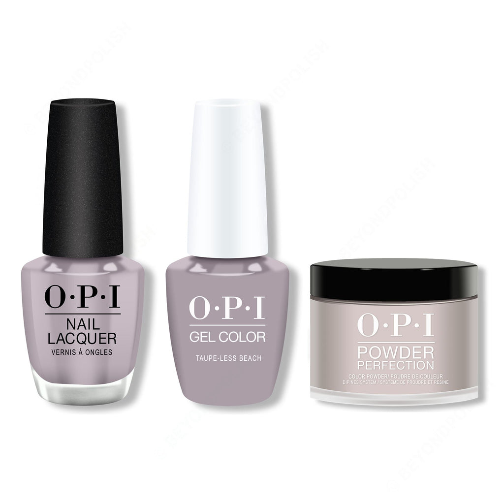 OPI - Gel, Lacquer & Dip Combo - Taupe-less Beach - Salon Quality