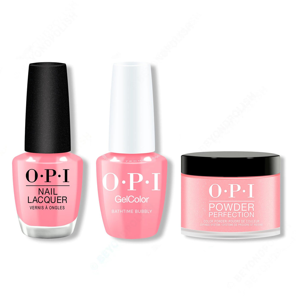 OPI - Gel, Lacquer & Dip Intelli-Gel Combo - Bathtime Bubbly - OPIcons Spring 2026 - Salon Quality