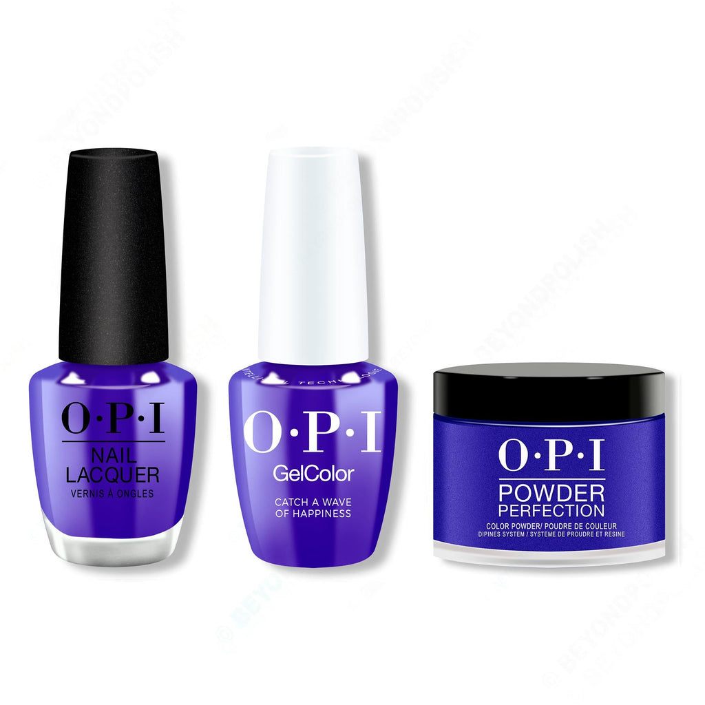 OPI - Gel, Lacquer & Dip Intelli-Gel Combo - Catch a Wave of Happiness - Salon Quality
