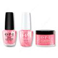 OPI - Gel, Lacquer & Dip Intelli-Gel Combo - If U like Pinka Coladas - Salon Quality
