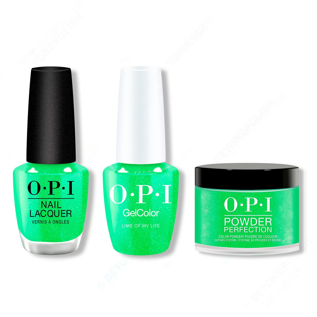 OPI - Gel, Lacquer & Dip Intelli-Gel Combo - Lime of My Life - Salon Quality