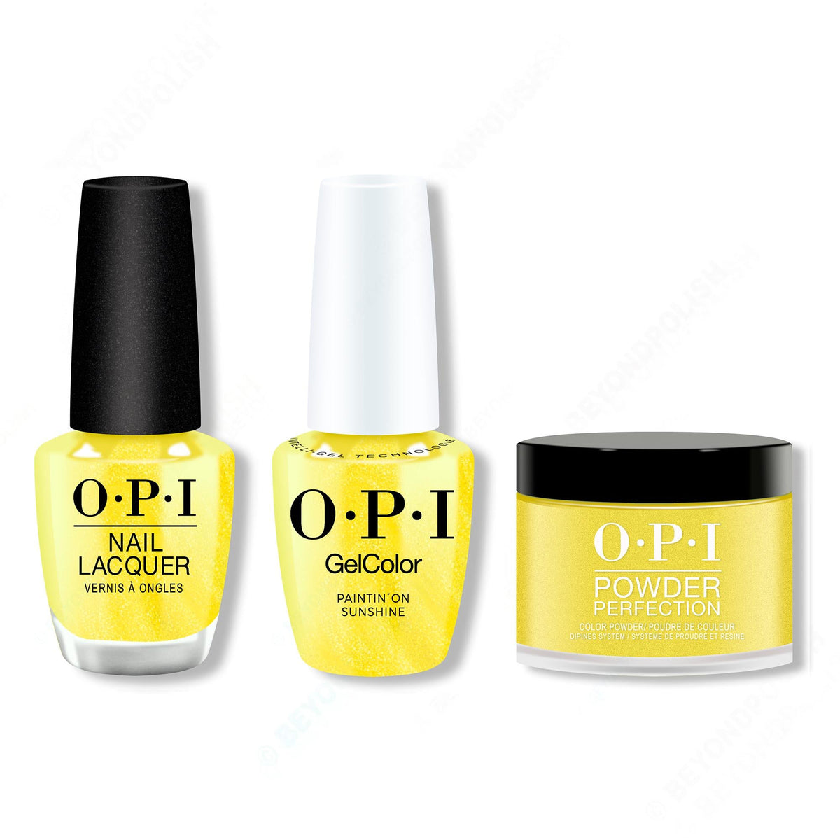 OPI - Gel, Lacquer & Dip Intelli-Gel Combo - Paintin' on Sunshine! - Salon Quality