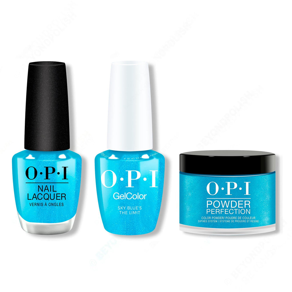 OPI - Gel, Lacquer & Dip Intelli-Gel Combo - Sky Blue's the Limit - Salon Quality