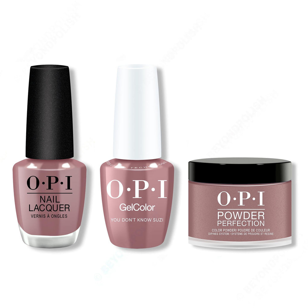 OPI - Gel, Lacquer & Dip Intelli-Gel Combo - You Don't Know Suzi - OPIcons Spring 2026 - Salon Quality