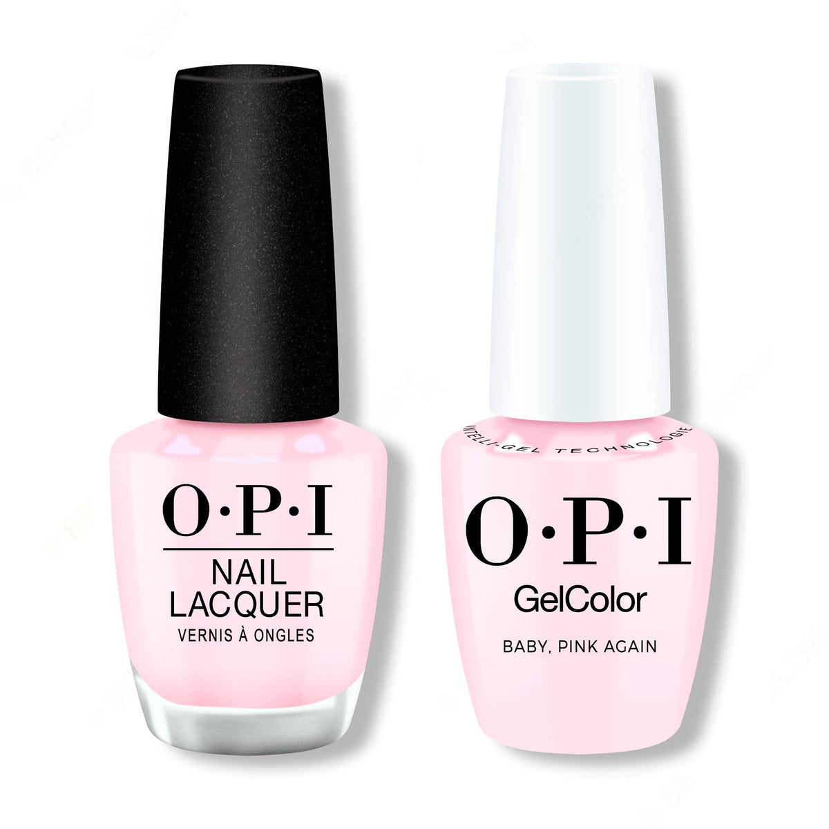 OPI - Gel & Lacquer Intelli-Gel Combo - Baby, Pink Again - Salon Quality