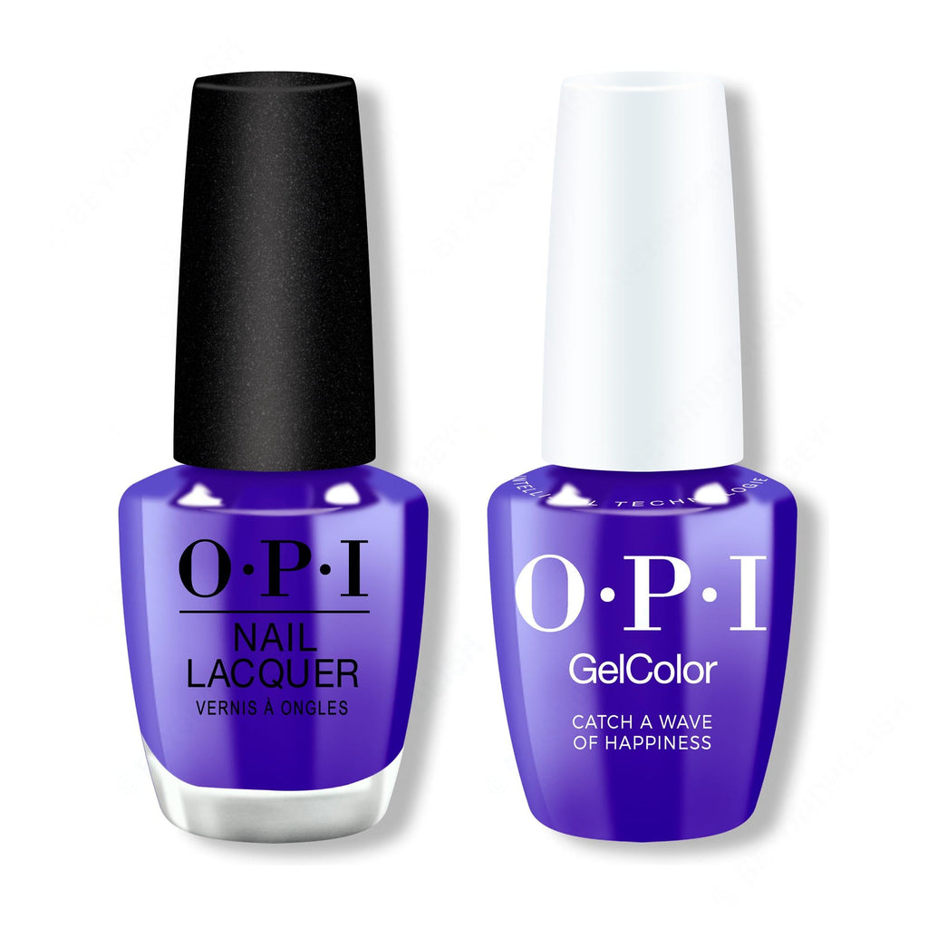 OPI - Gel & Lacquer Intelli-Gel Combo - Catch a Wave of Happiness - Salon Quality