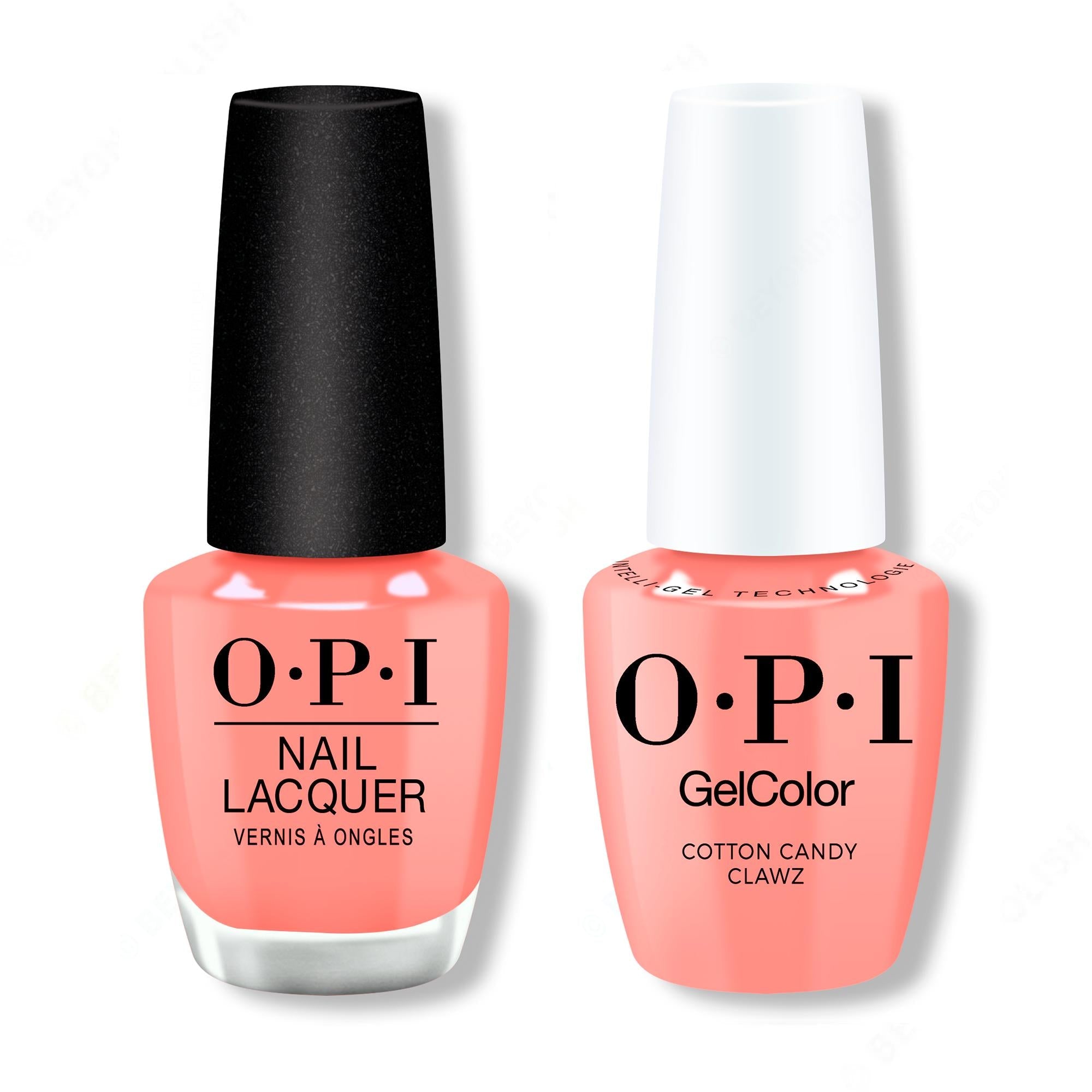 OPI - Gel & Lacquer Intelli-Gel Combo - Cotton Candied Clawz - Salon Quality