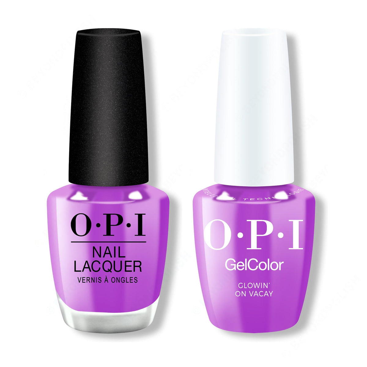 OPI - Gel & Lacquer Intelli-Gel Combo - Glowin' on Vacay - Salon Quality