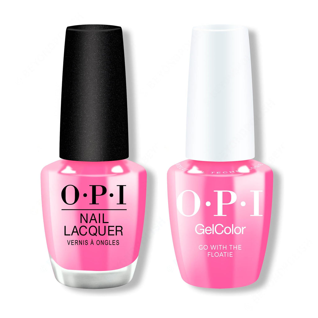 OPI - Gel & Lacquer Intelli-Gel Combo - Go with the Floatie - Salon Quality