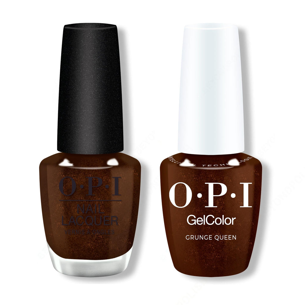 OPI - Gel & Lacquer Intelli-Gel Combo - Grunge Queen - Salon Quality