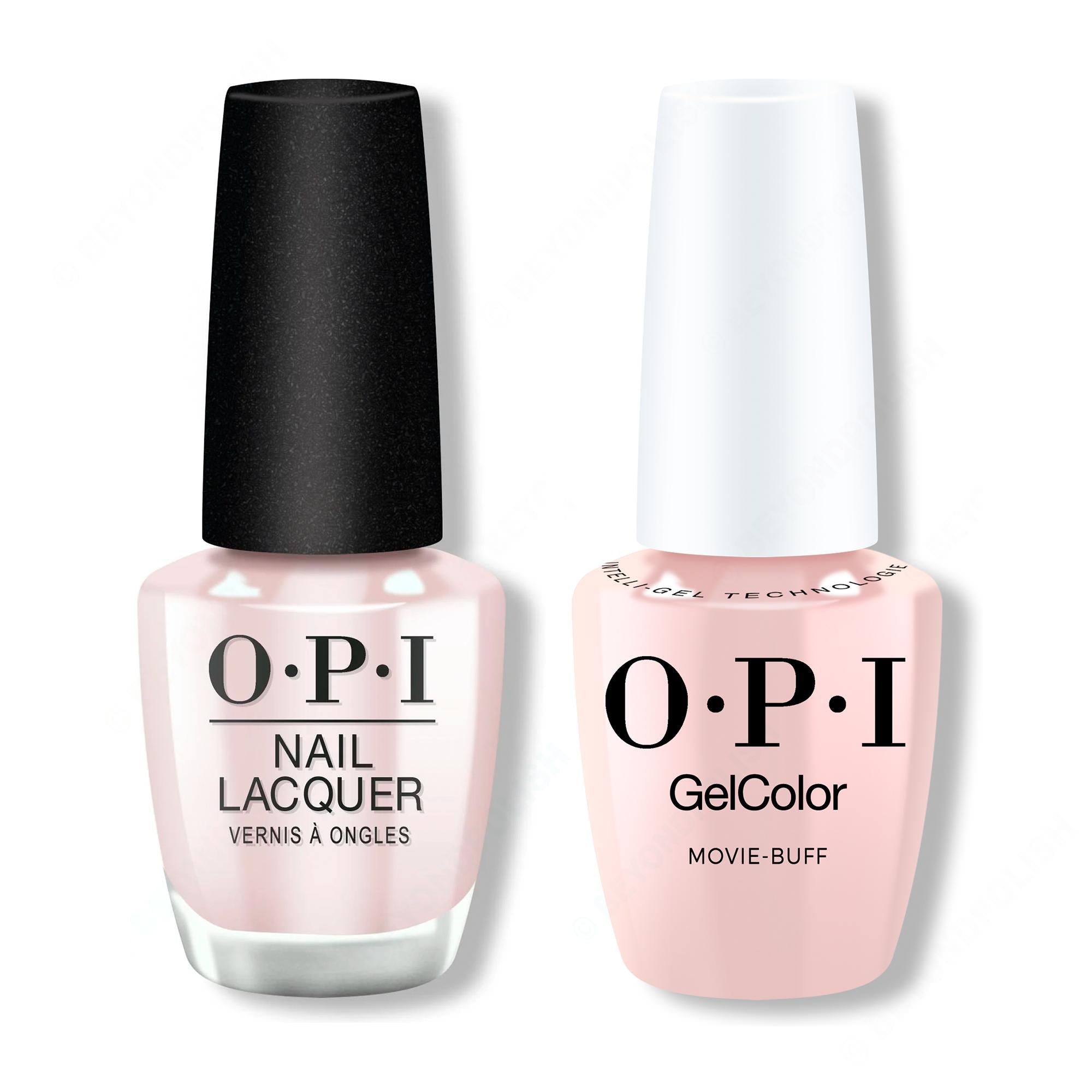 OPI - Gel & Lacquer Intelli-Gel Combo - Movie Buff 0.5 Oz - Salon Quality