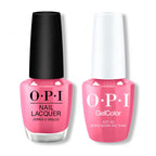 OPI - Gel & Lacquer Intelli-Gel Combo - Not So Bora-Bora-Ing Pink 0.5 Oz - Salon Quality