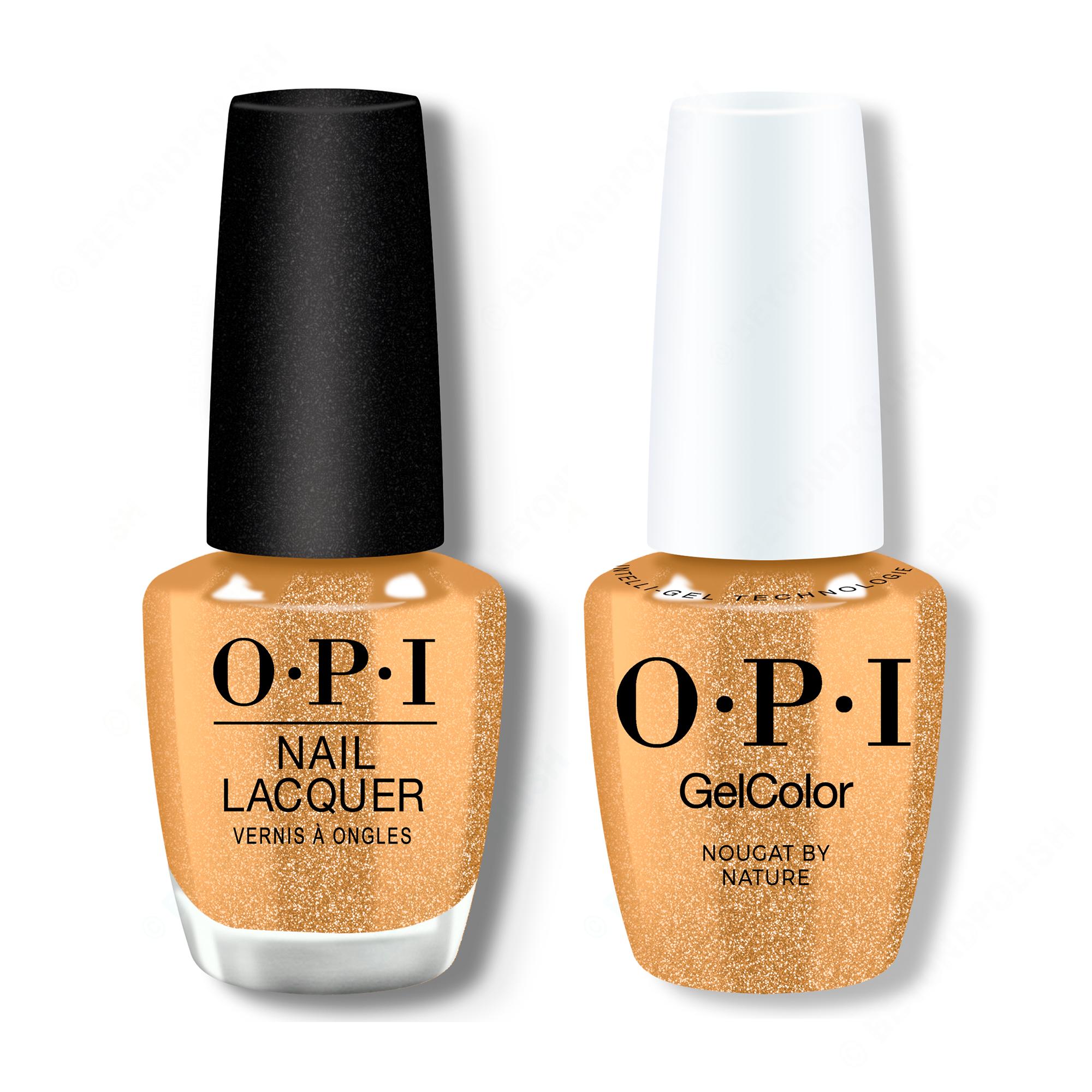 OPI - Gel & Lacquer Intelli-Gel Combo - Nougat by Nature - Salon Quality