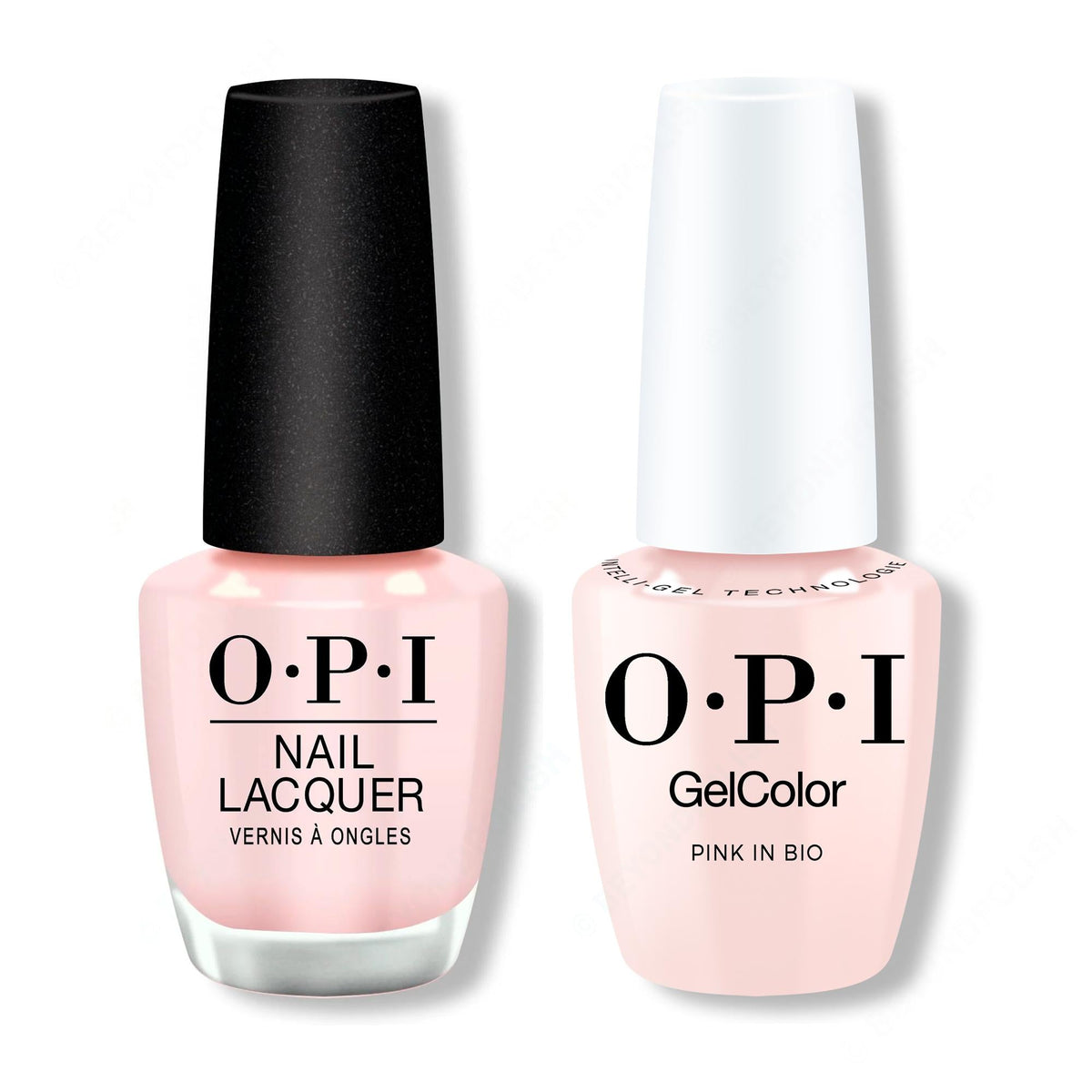 OPI - Gel & Lacquer Intelli-Gel Combo - Pink In Bio 0.5 Oz - Salon Quality