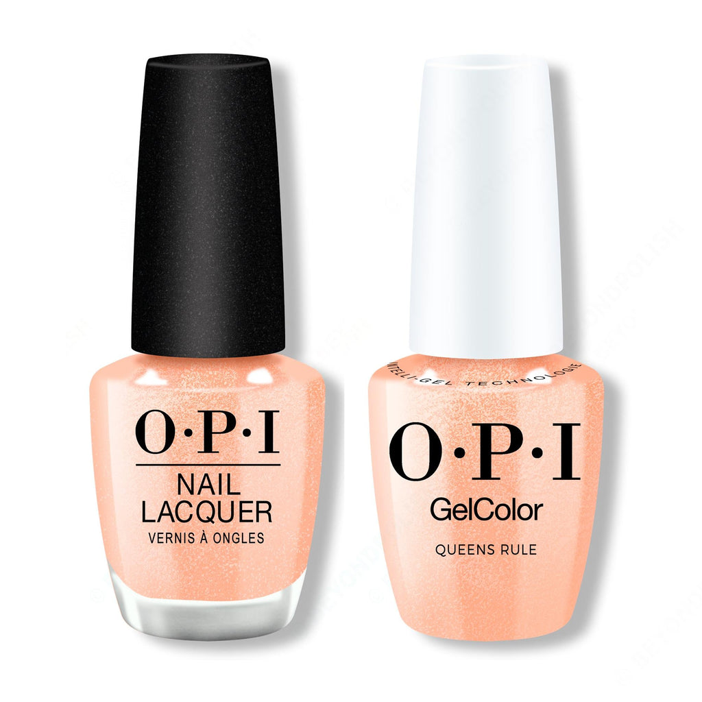 OPI - Gel & Lacquer Intelli-Gel Combo - Queens Rule - OPIcons Spring 2026 - Salon Quality