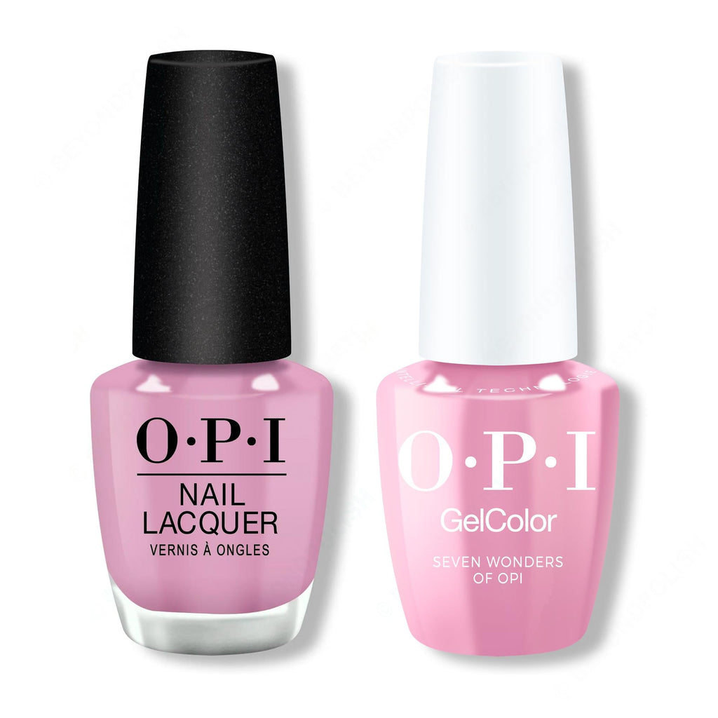 OPI - Gel & Lacquer Intelli-Gel Combo - Seven Wonders Of Opi 0.5 Oz - Salon Quality