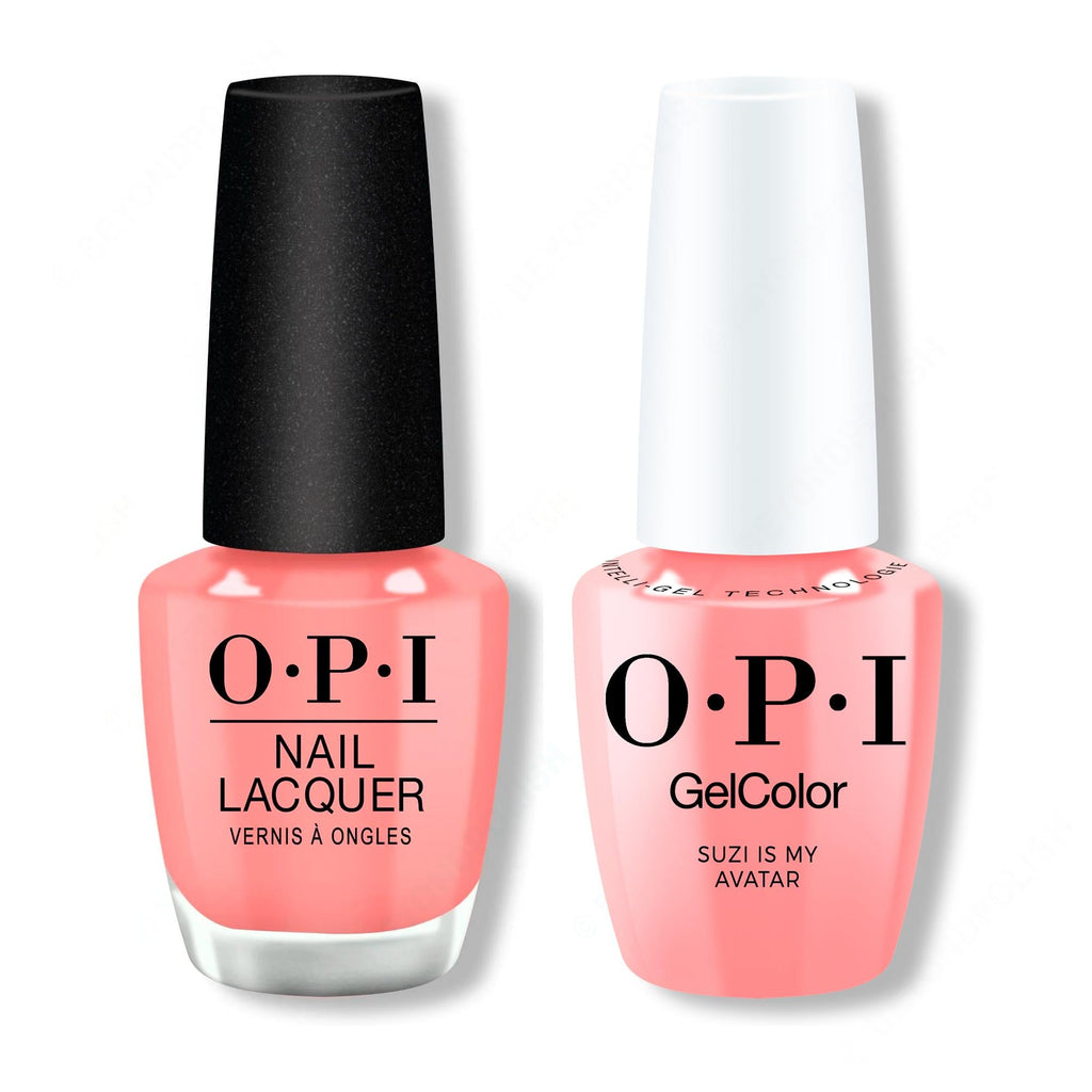 OPI - Gel & Lacquer Intelli-Gel Combo - Suzi Is My Avatar 0.5 Oz - Salon Quality