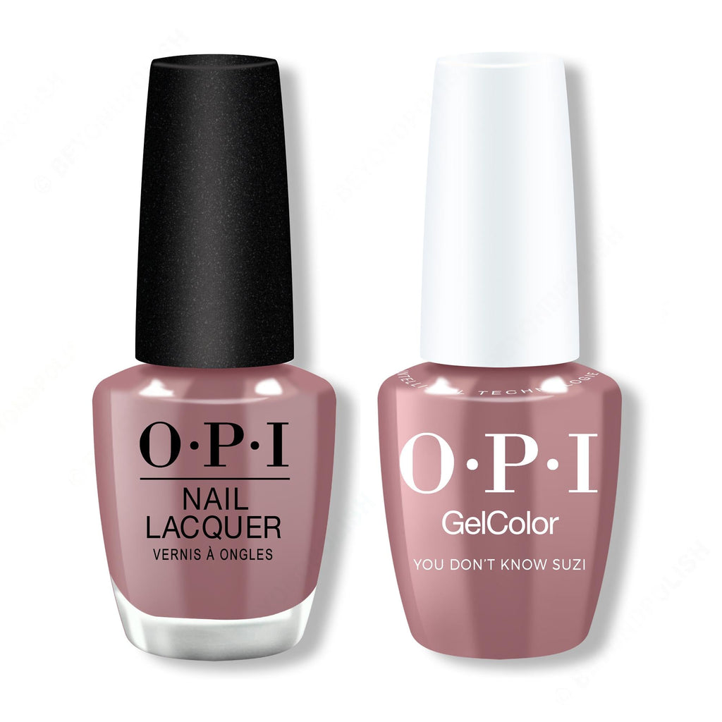 OPI - Gel & Lacquer Intelli-Gel Combo - You Don't Know Suzi - OPIcons Spring 2026 - Salon Quality