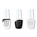 OPI GelColor Combo - Stay Classic Base, Shiny Top & As Real As It Gets - Salon Quality