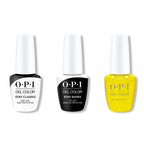OPI GelColor Combo - Stay Classic Base, Shiny Top & Bee Unapologetic - Salon Quality