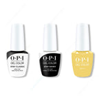 OPI GelColor Combo - Stay Classic Base, Shiny Top & (Bee)Ffr - Salon Quality